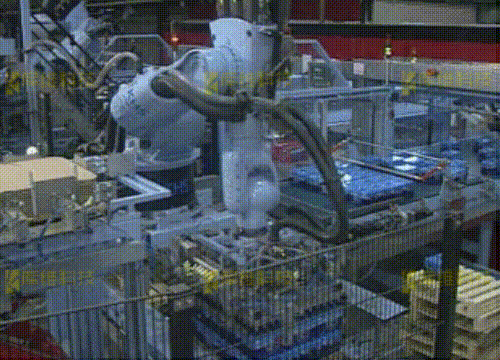 瓶装搬运码垛机器人工作站
